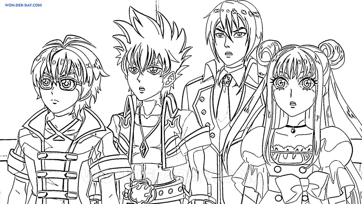 Раскраска Инфинити радо