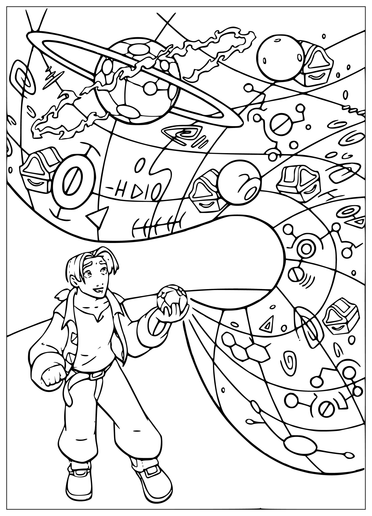 Раскраска. Профессии