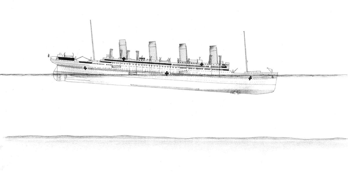 RMS Olympic чертежи