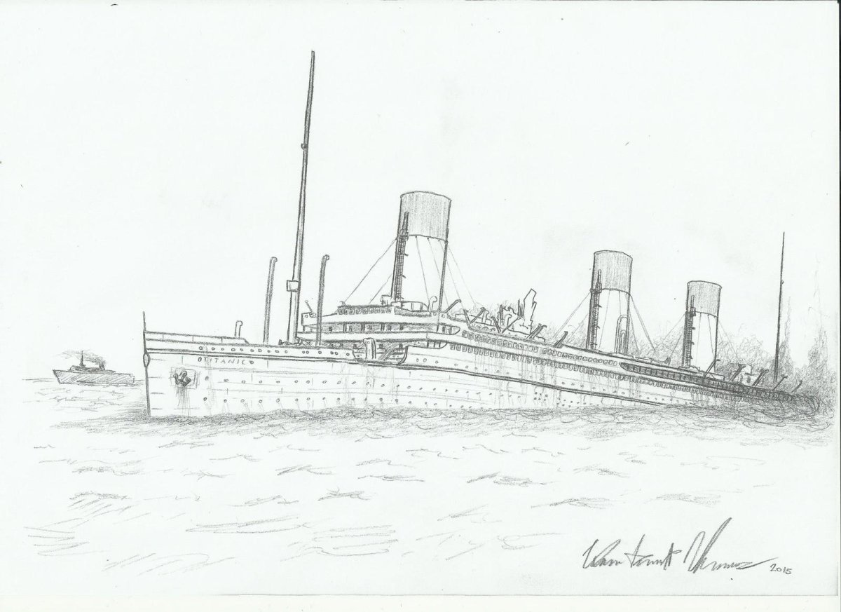 Черный Титан корабль Британик