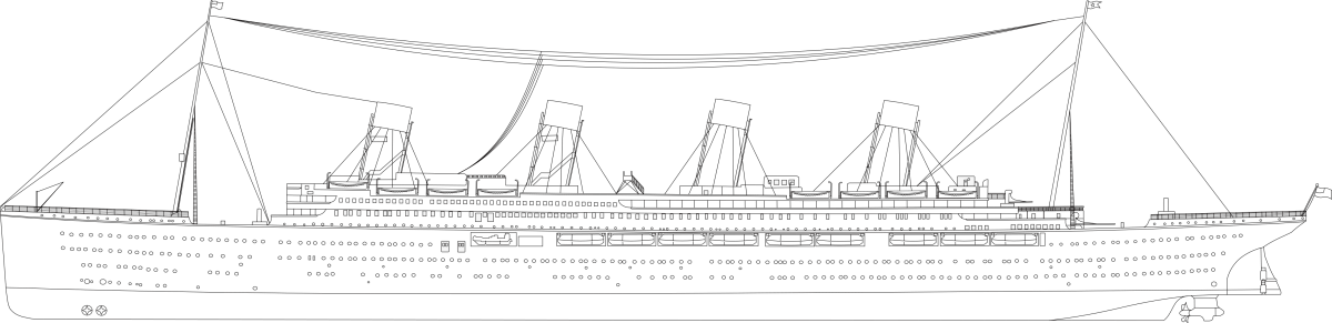 Британик Титаник Олимпик модели