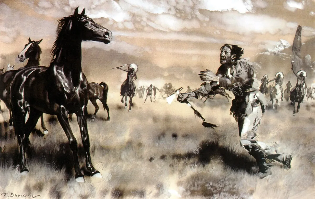 Зденек Буриан охотники