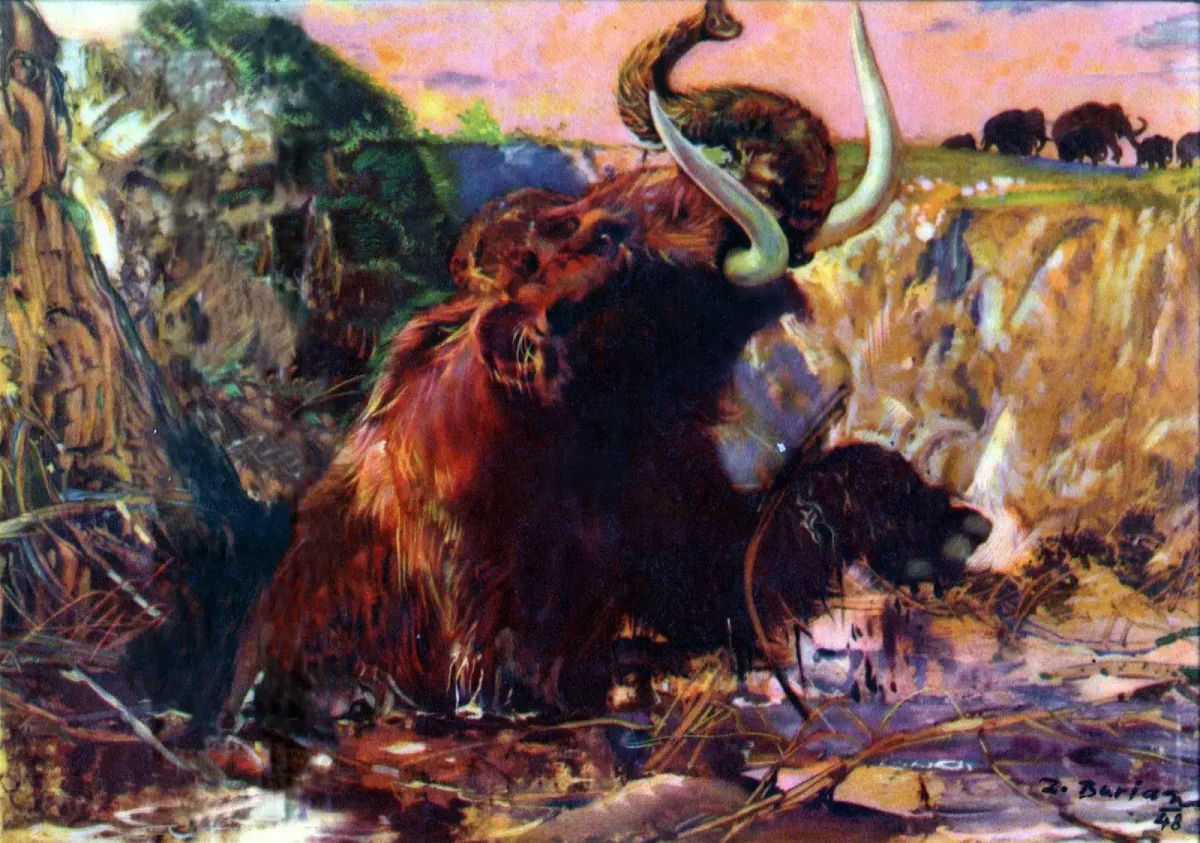 Зденек Буриан мамонты