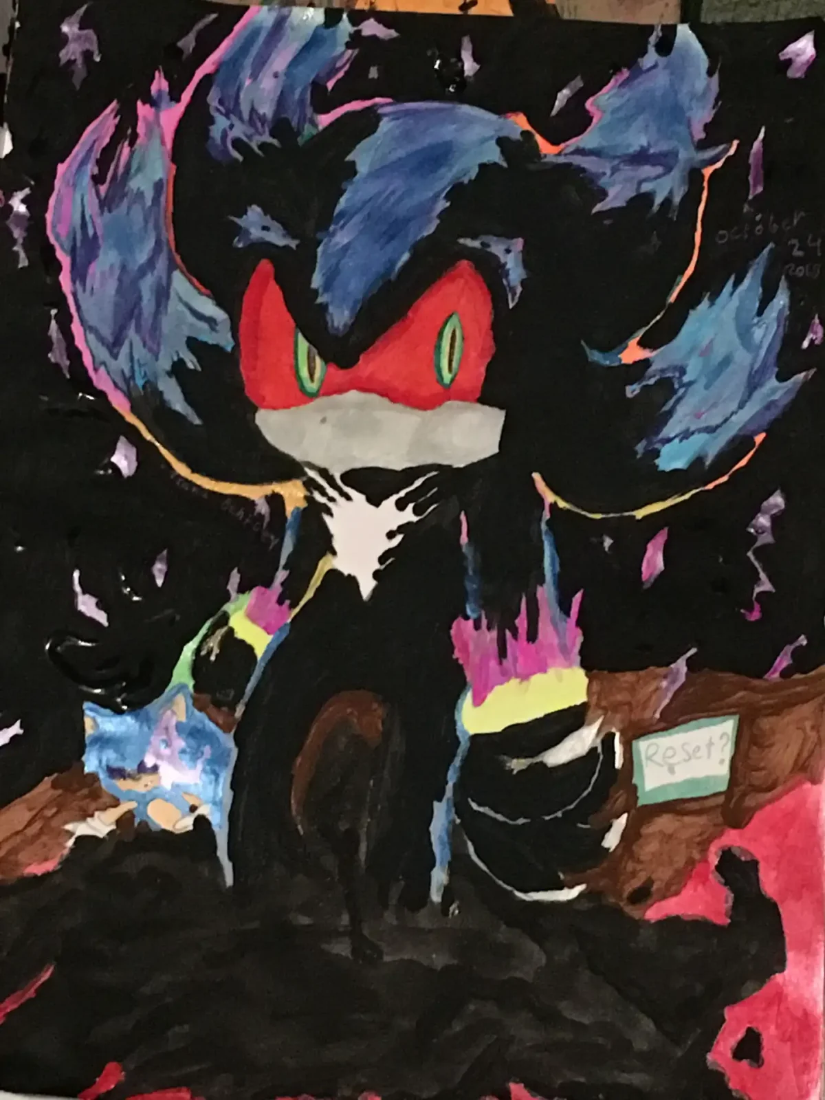 Соник и Шедоу и Сильвер и мефилес