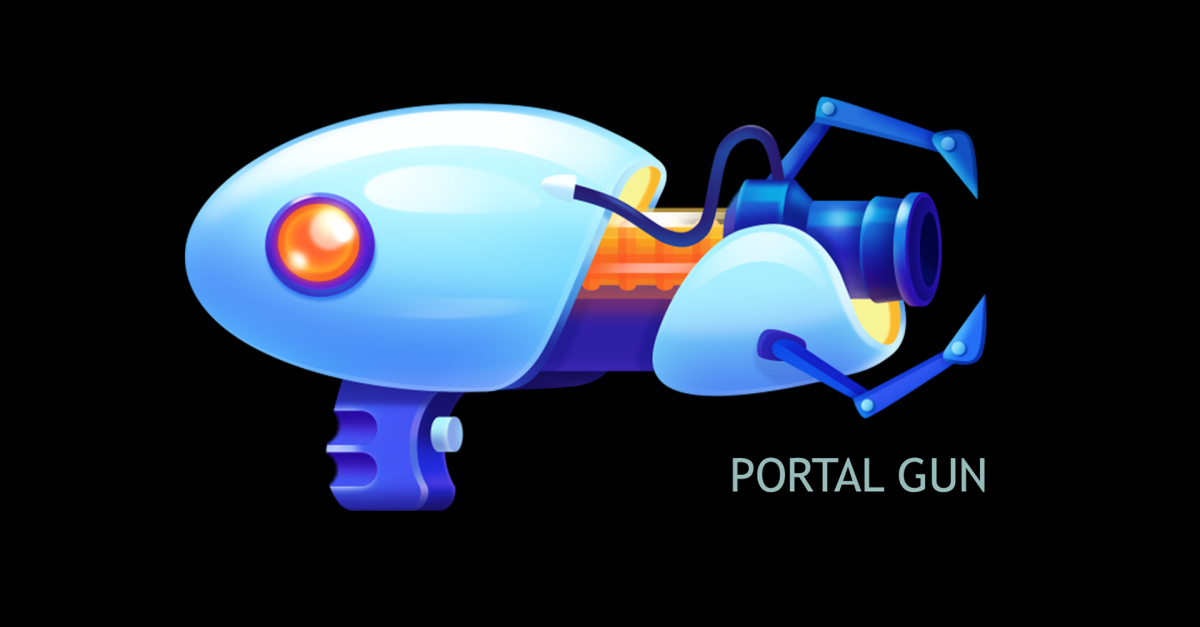 Портальная пушка чертеж