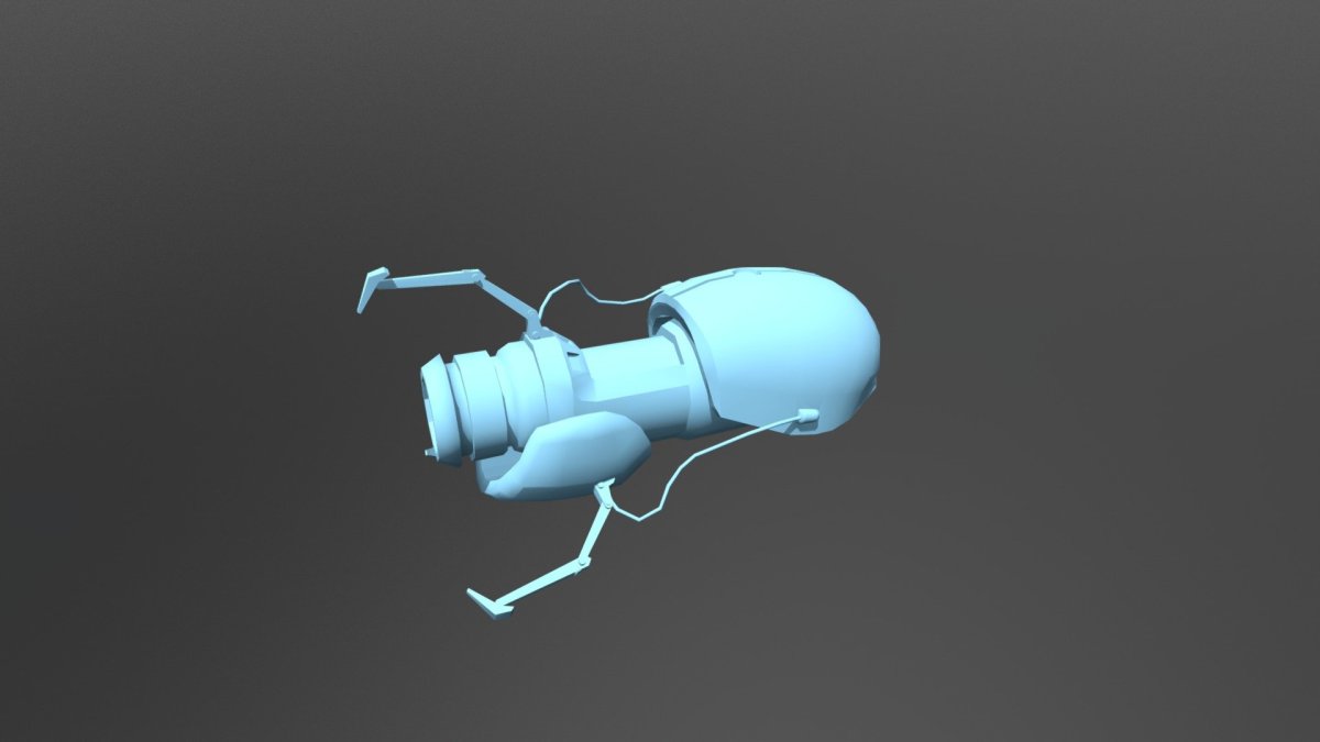 Портальная пушка 3д модель