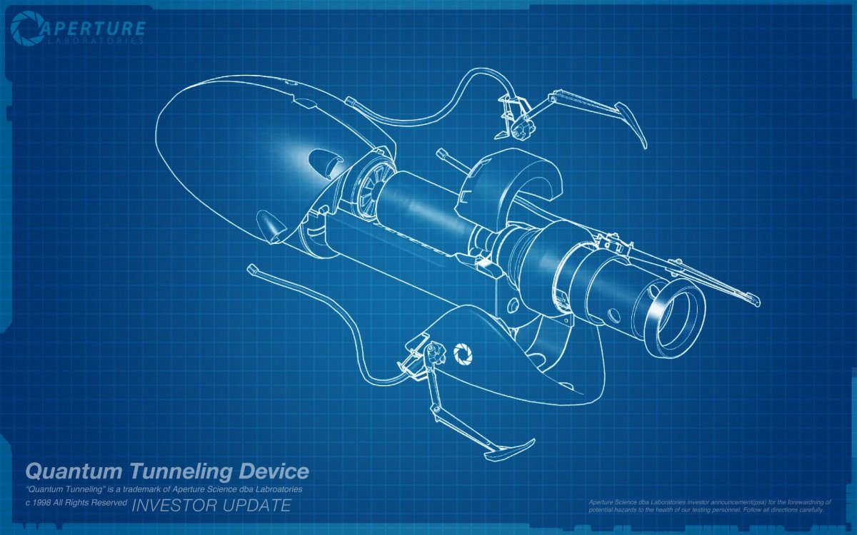 Портальная пушка чертеж