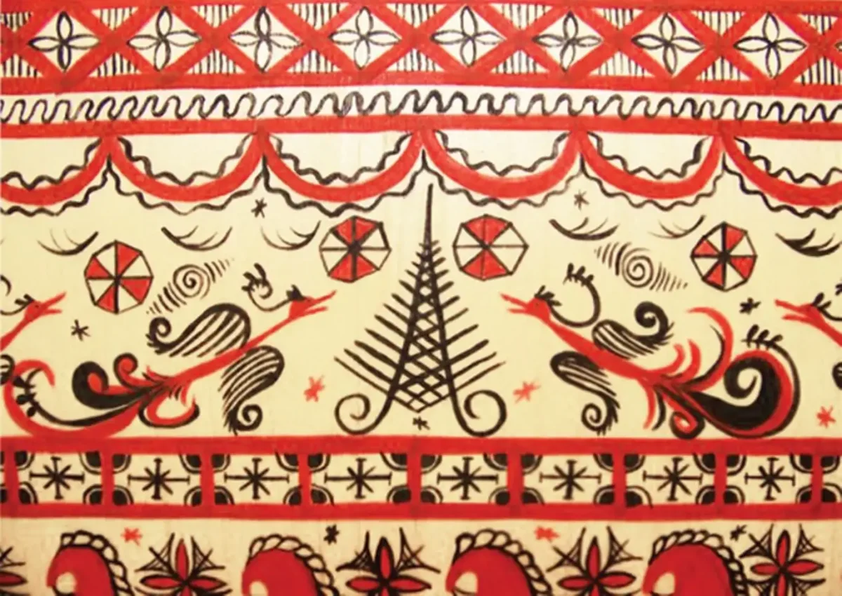 Мезенская роспись три мира