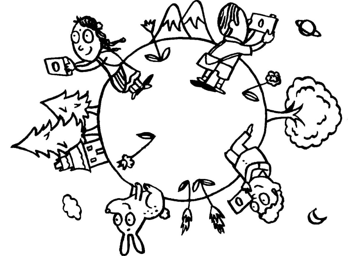 Раскраска мир на земле