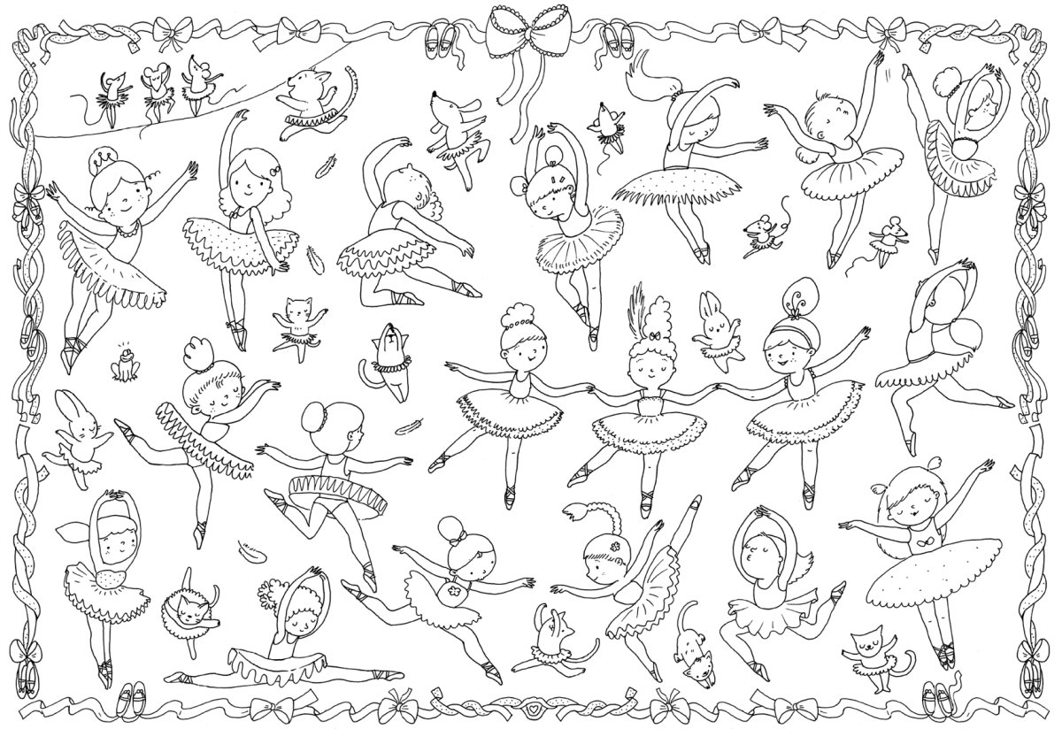 Раскраски много на одном листе