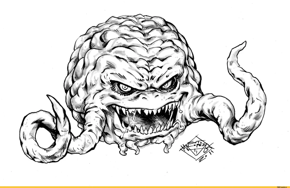 Раскраски Черепашки ниндзя Бибоп