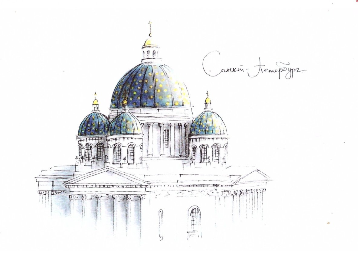 Пейзаж Санкт Петербург Графика Ильдюков