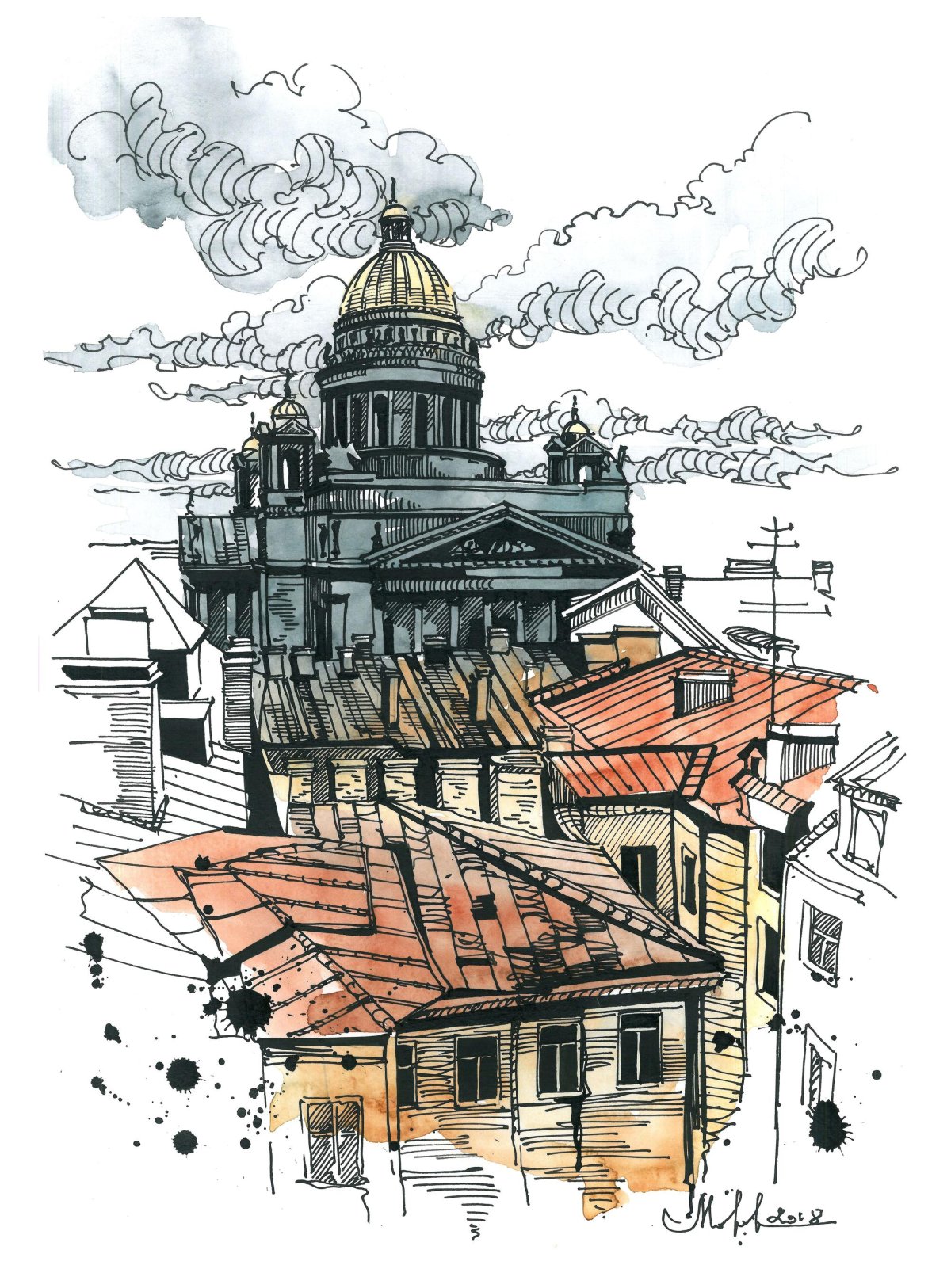 Петербург в графике