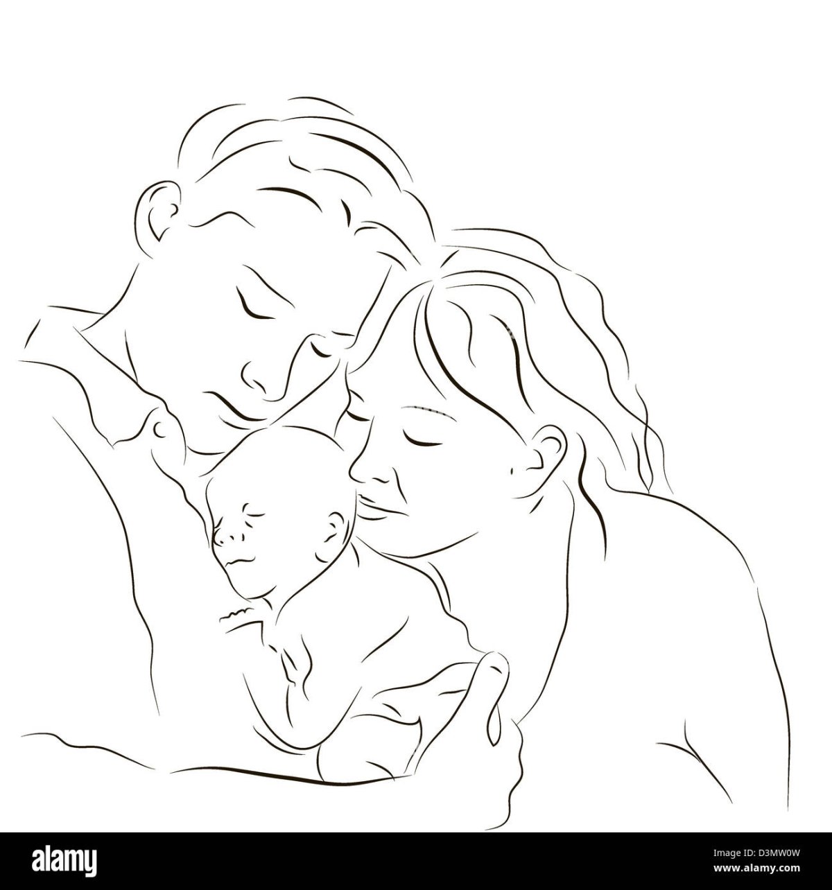 Мама набросок