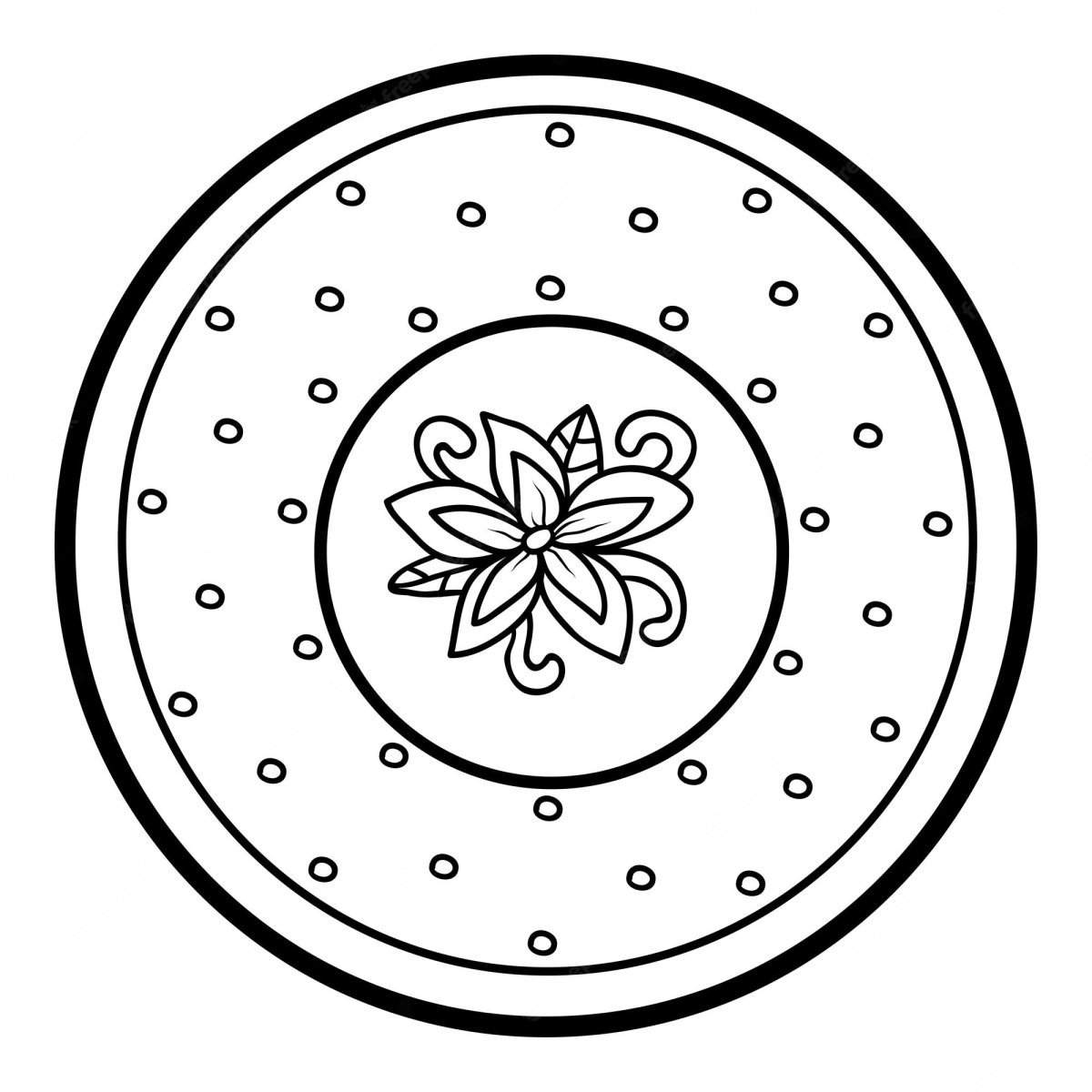 Тарелка с фруктами раскраска