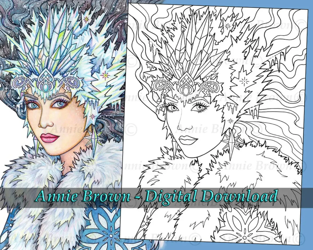 Раскраска к сказке Снежная Королева