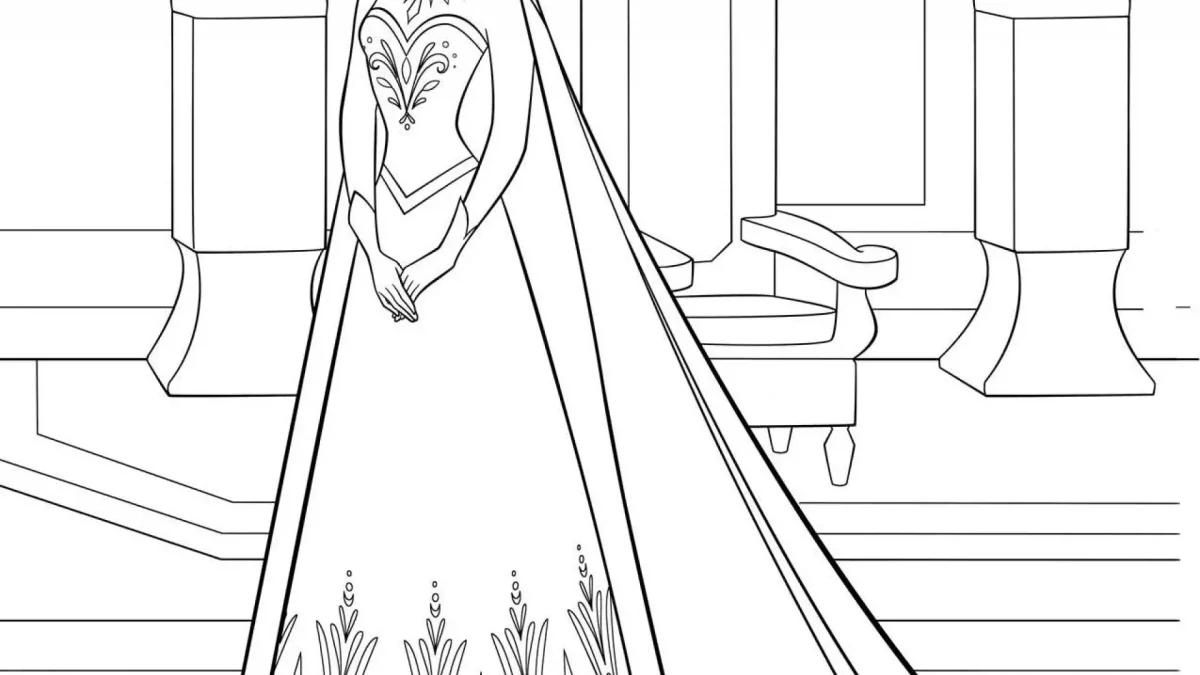 Раскраска Кай и Герда Снежная Королева 3