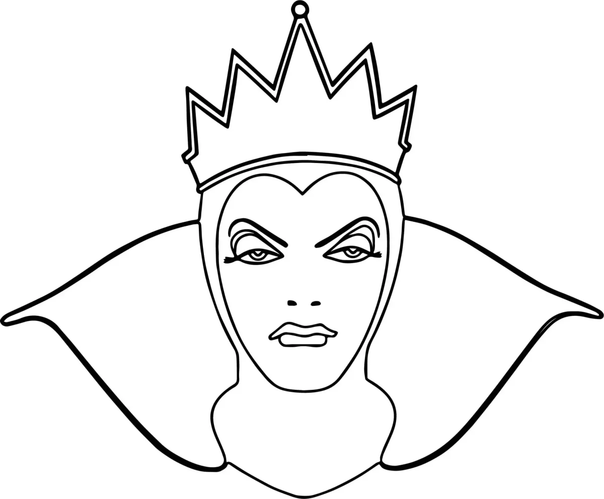 Снежная Королева раскраска