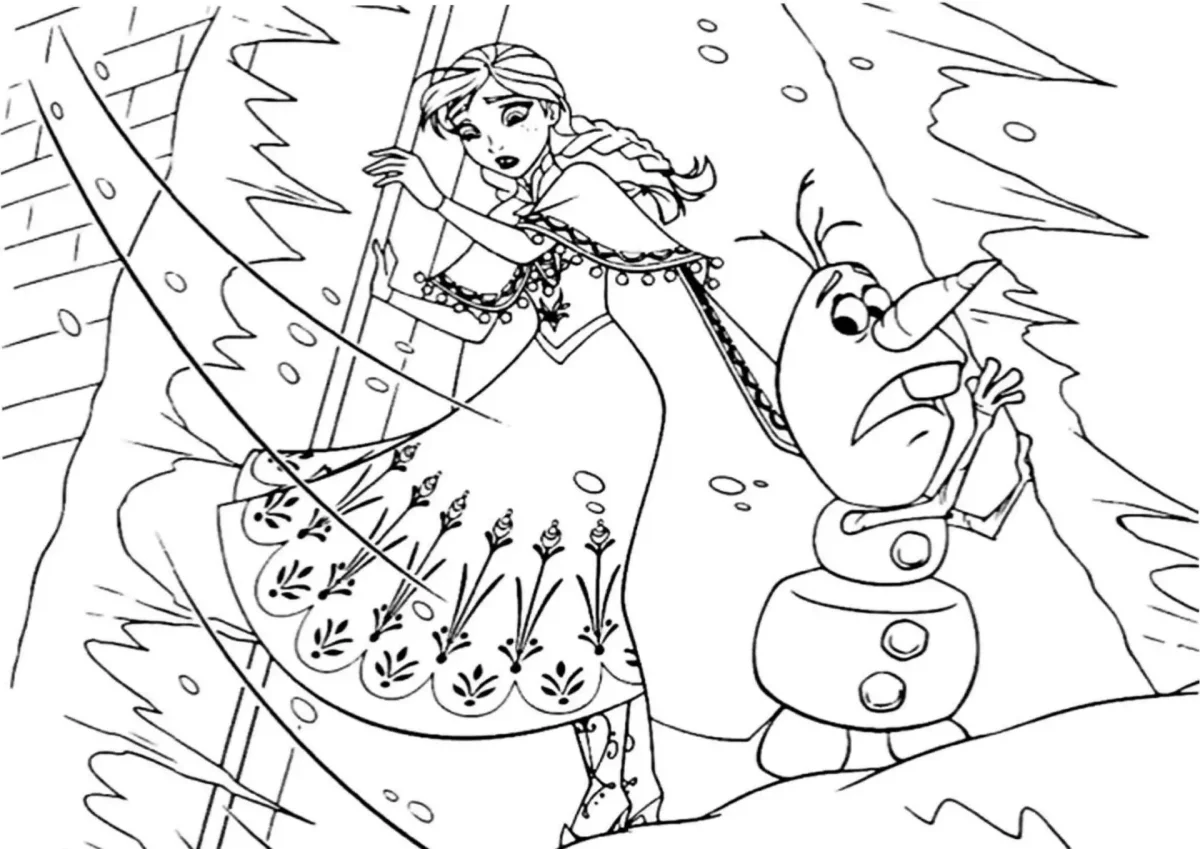 Снежная Королева карандашом