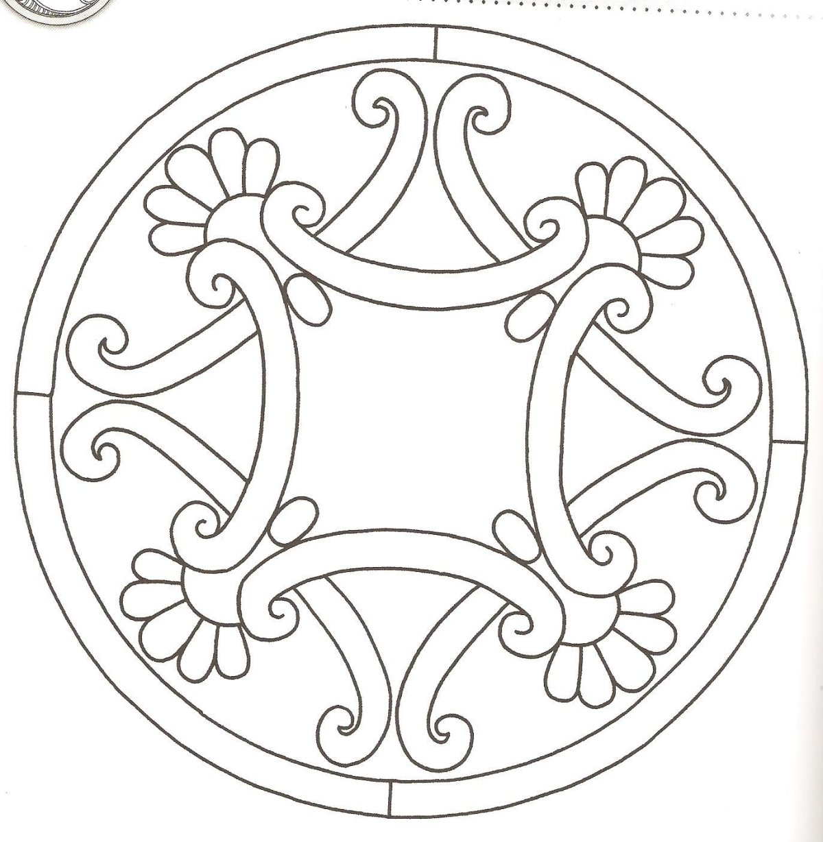 Башкирский орнамент раскраска