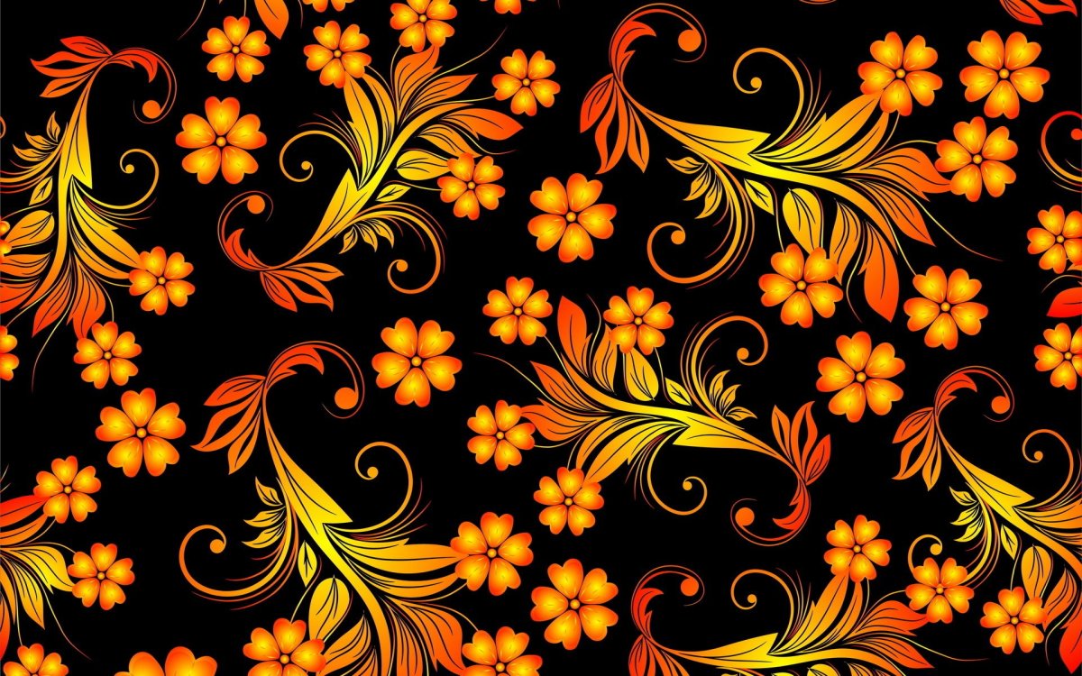 Русские народные росписи Хохломская