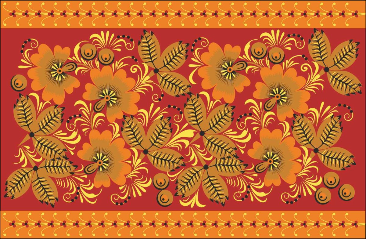 Фон русский народный стиль