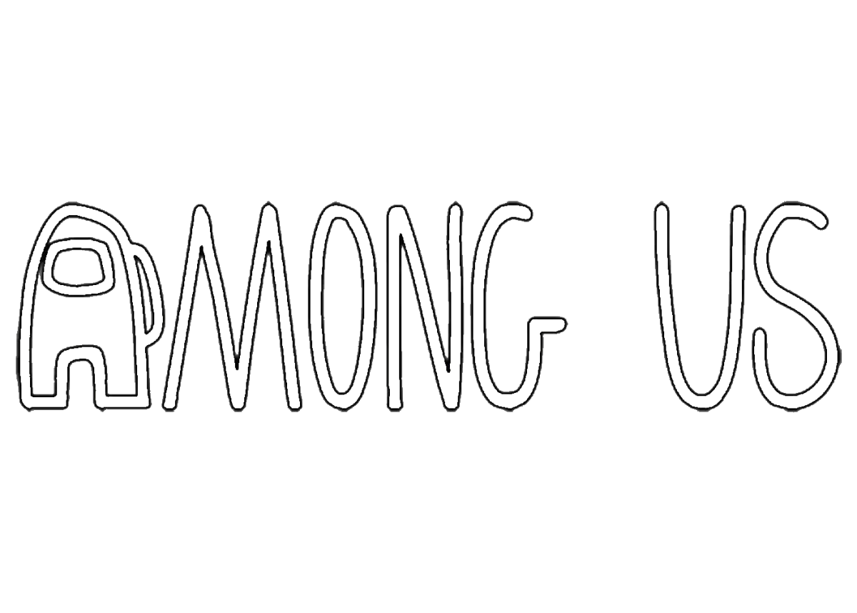 Раскраска амонг