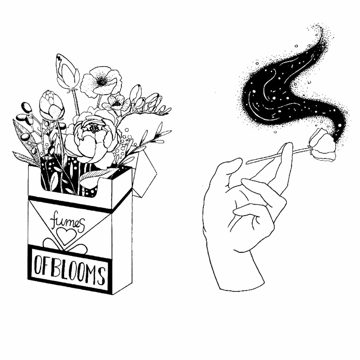 Сигарета эскиз