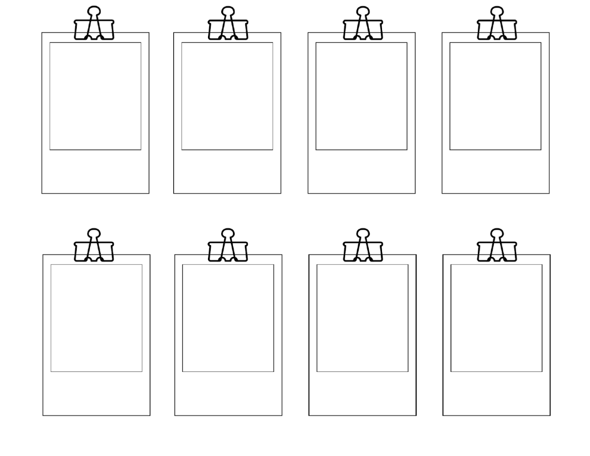 Наклейки для ежедневника черно белые
