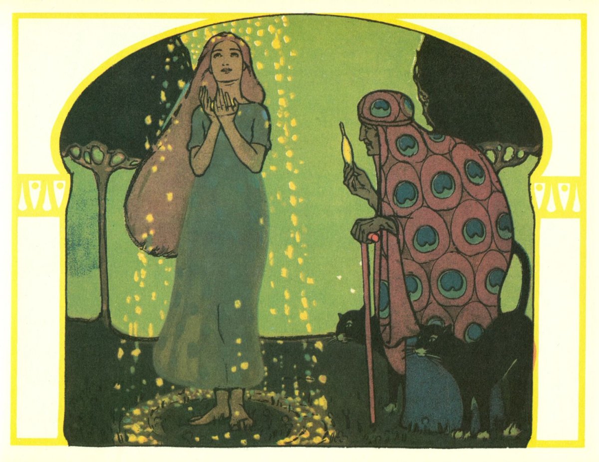 Иллюстрации к сказке падчерица