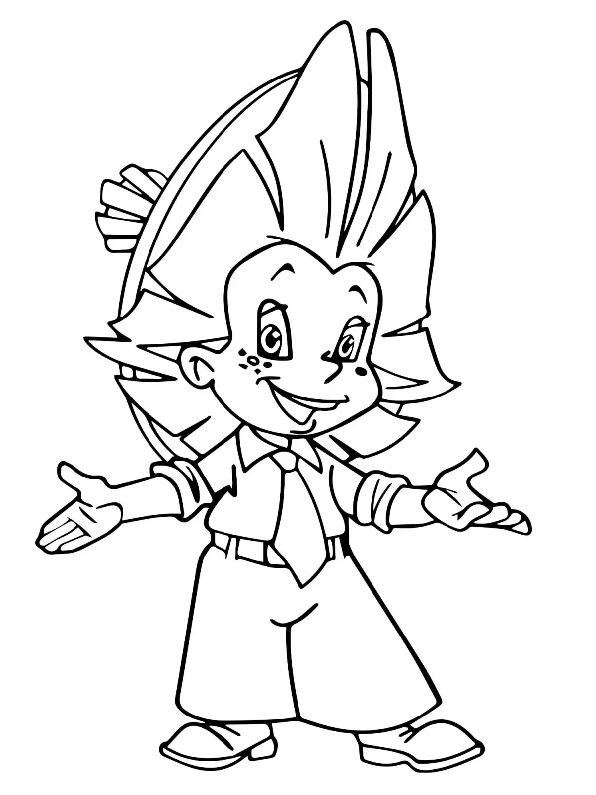 Незнайка и Знайка раскраска