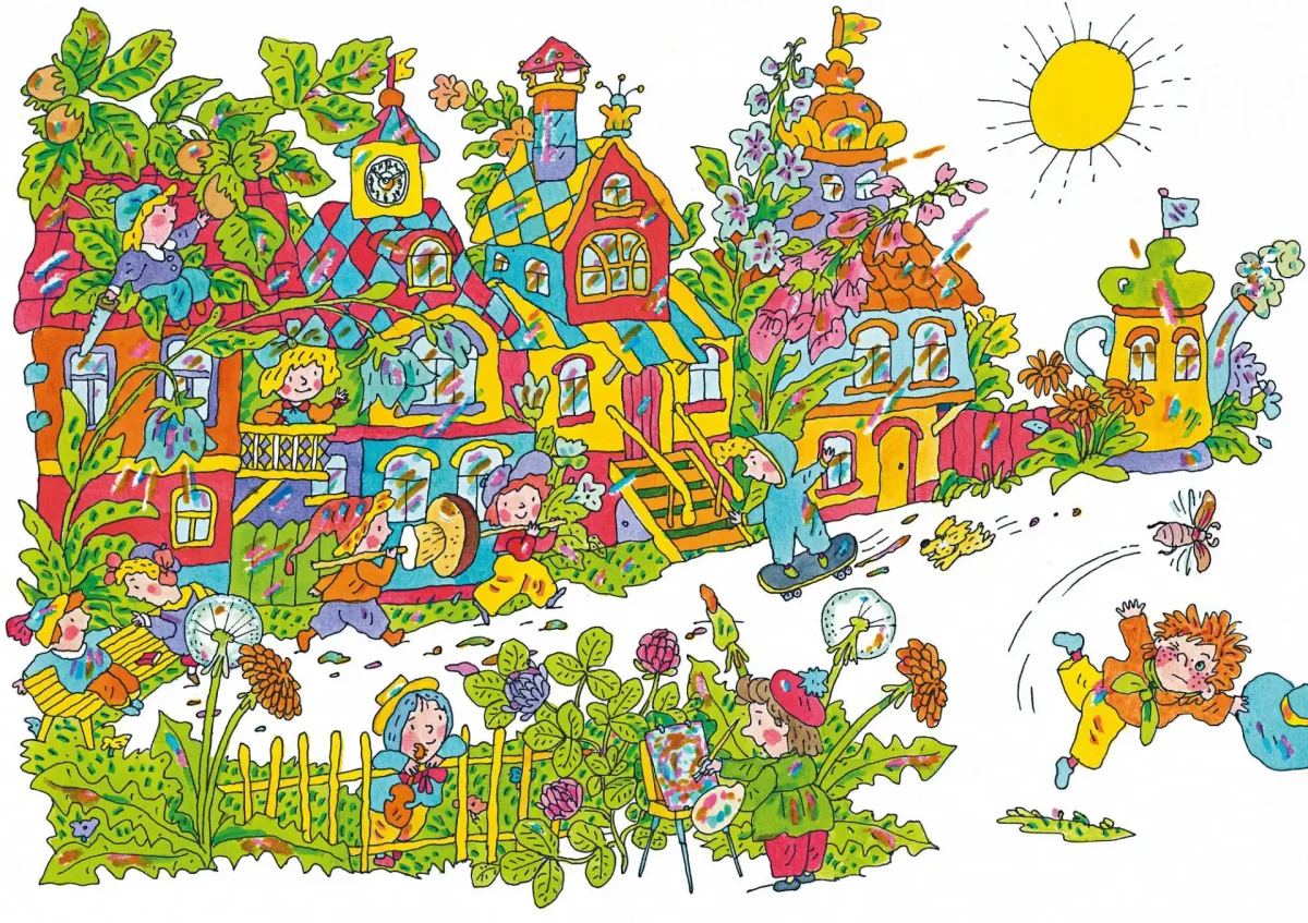 Художник раскраска для детей