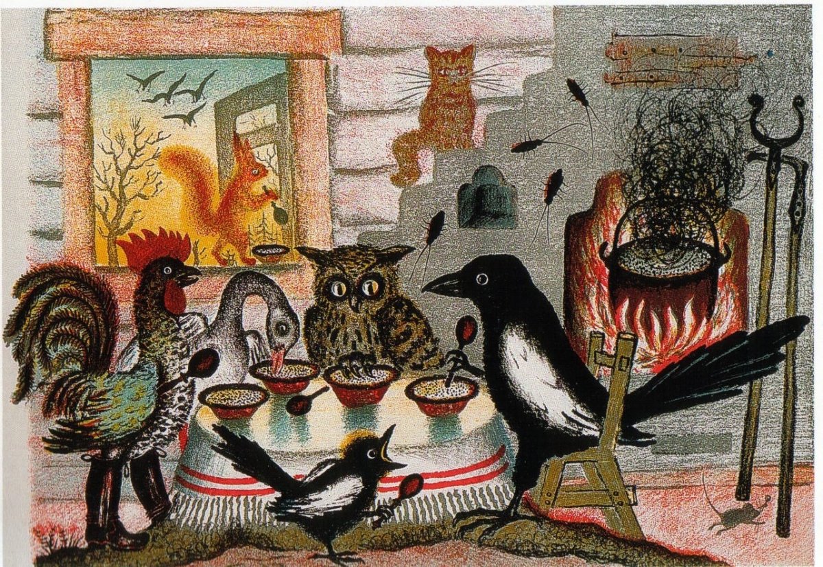 Юрий Алексеевич Васнецов иллюстрации сказка Маршака