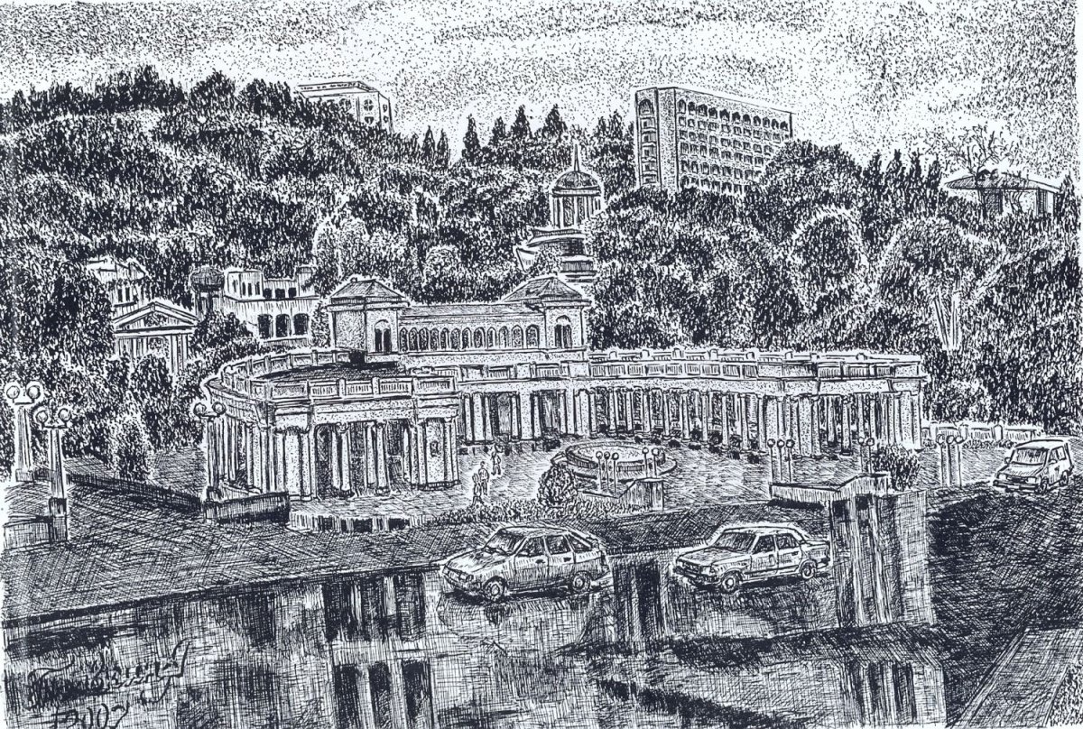 Архитектор колоннада Кисловодск н.н.Семёнов