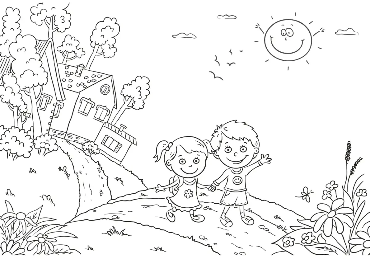 Раскраска добро