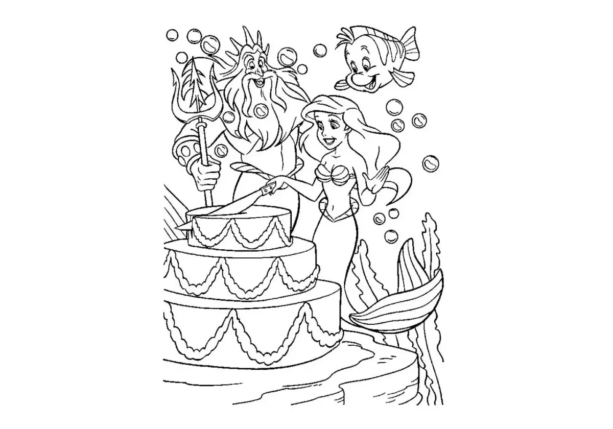 С юбилеем рисунок карандашом