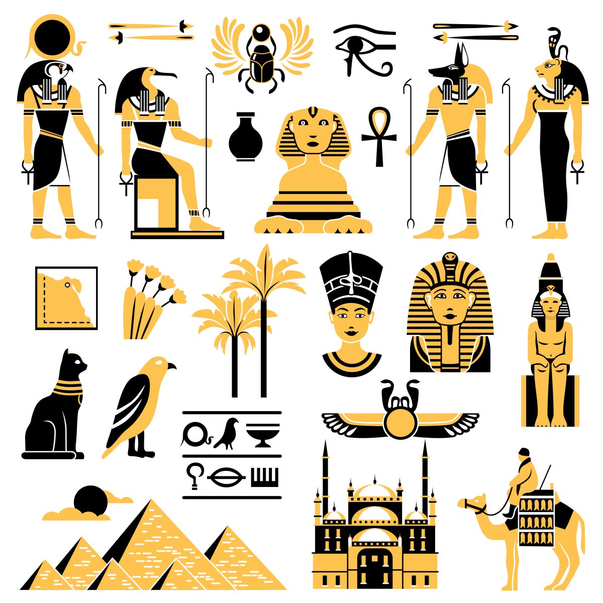 Узоры в египетском стиле