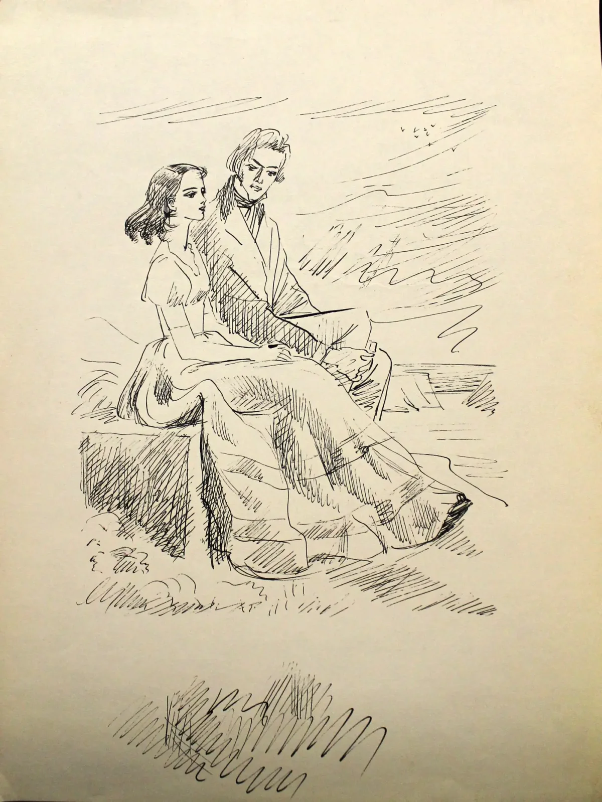 Ася Тургенев иллюстрации