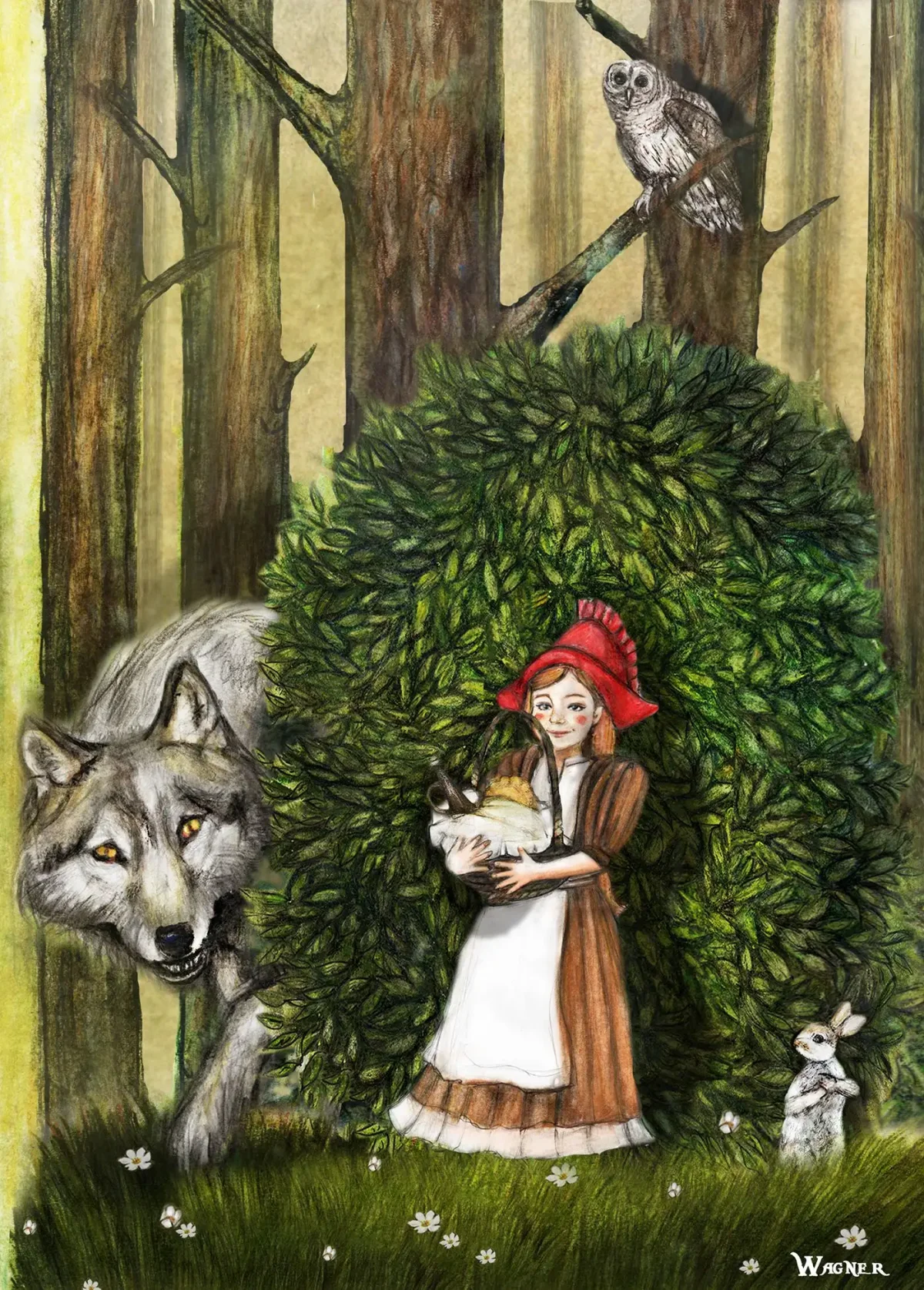 Гримм братья "красная шапочка"