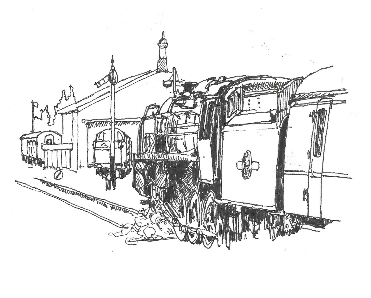 Поезд скетч