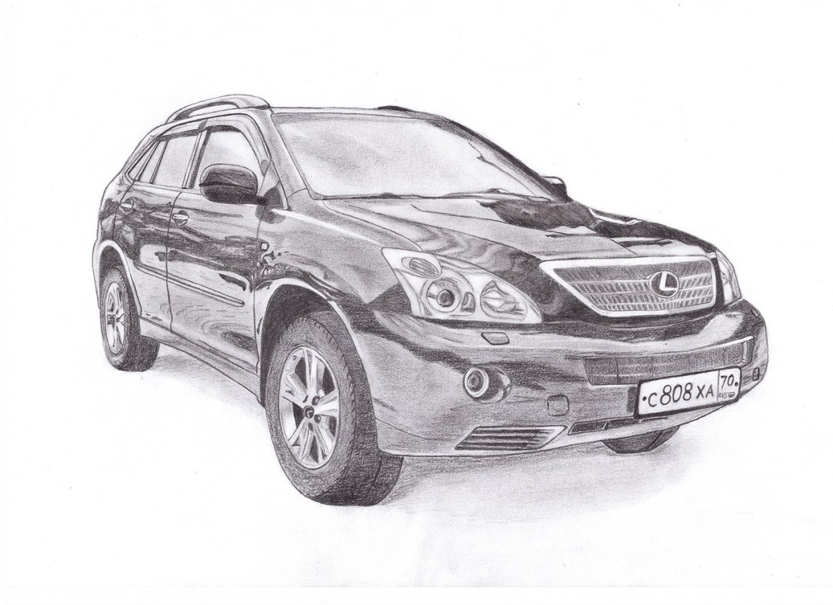 Раскраска Рендж Ровер Вилар