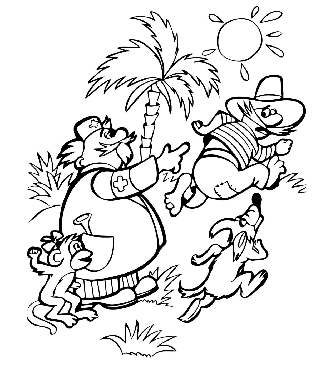 Корней Чуковский Тараканище раскраска