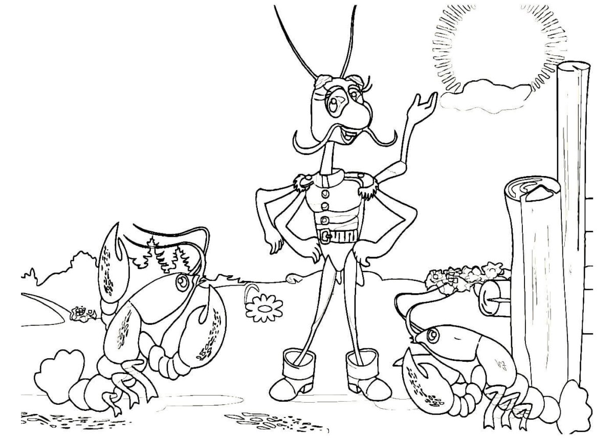 Раскраска Мойдодыр Чуковский