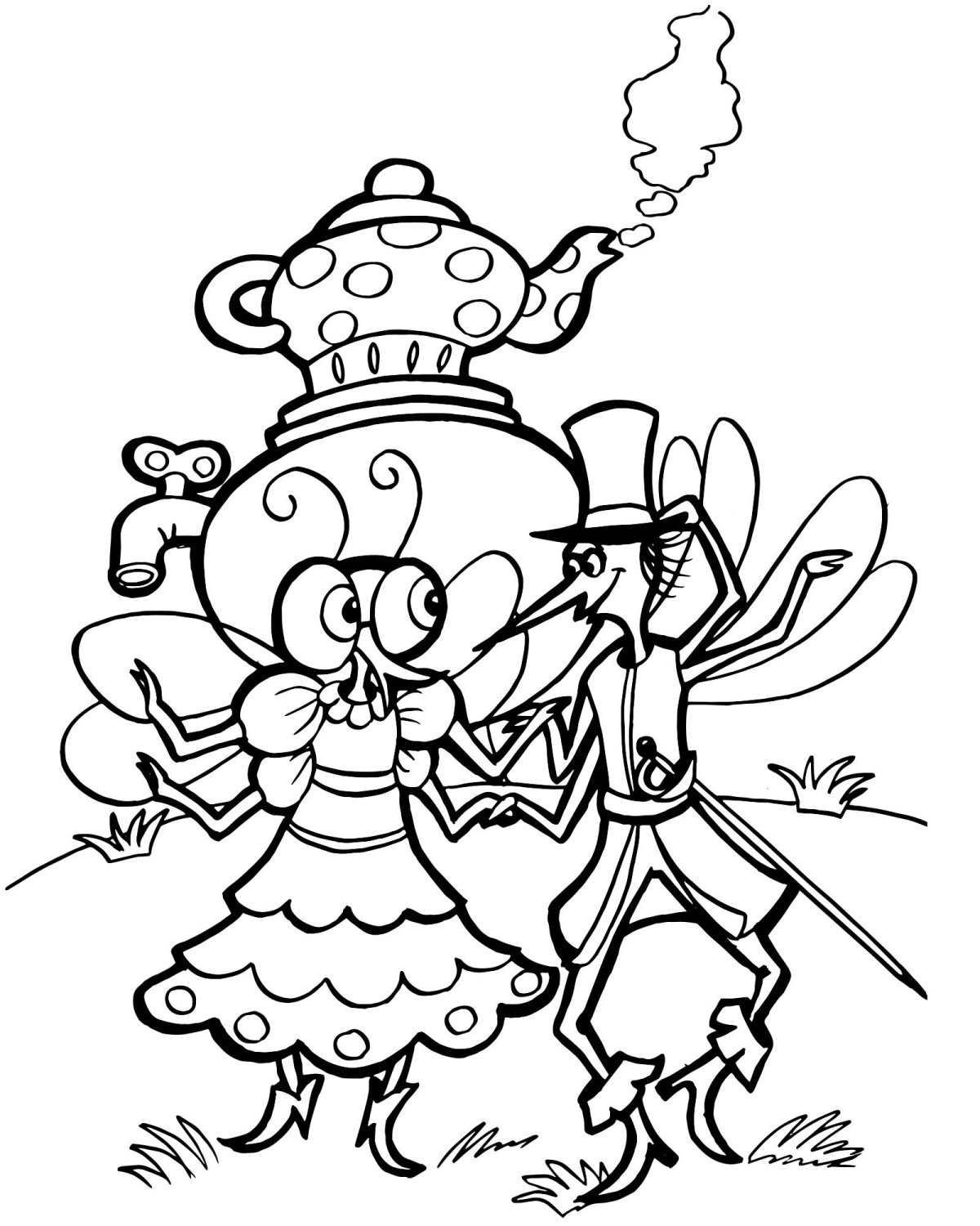 Чуковский корней Иванович раскраски Айболит