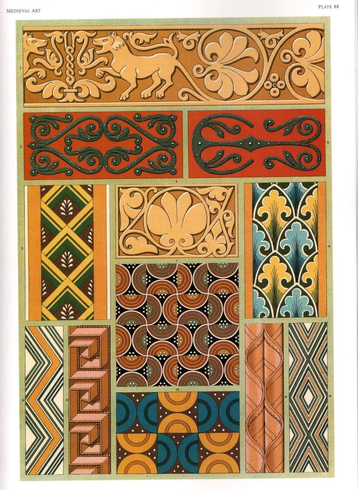 Средневековый Византийский орнамент