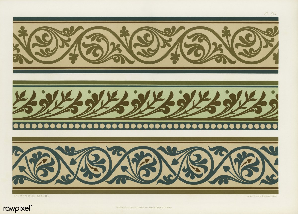 Византийский орнамент линейный