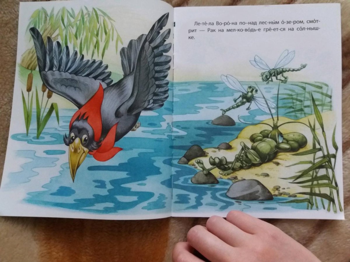 Ворона с книгой