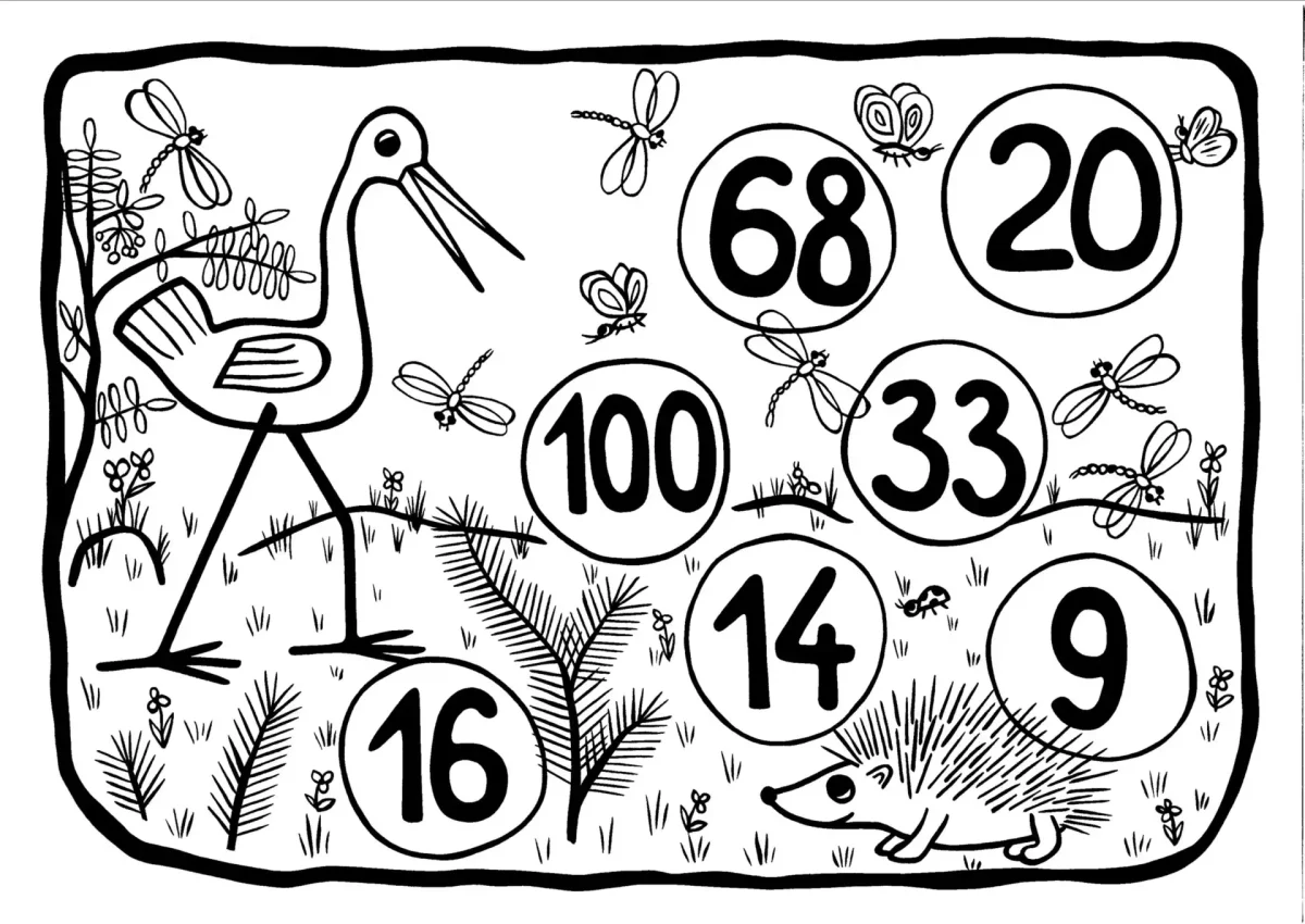 Раскраска игра лото