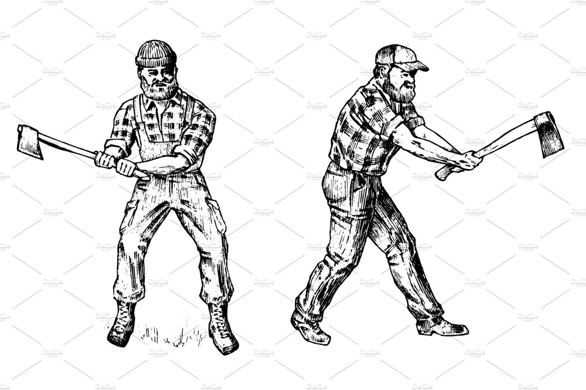 Тайга раскраска