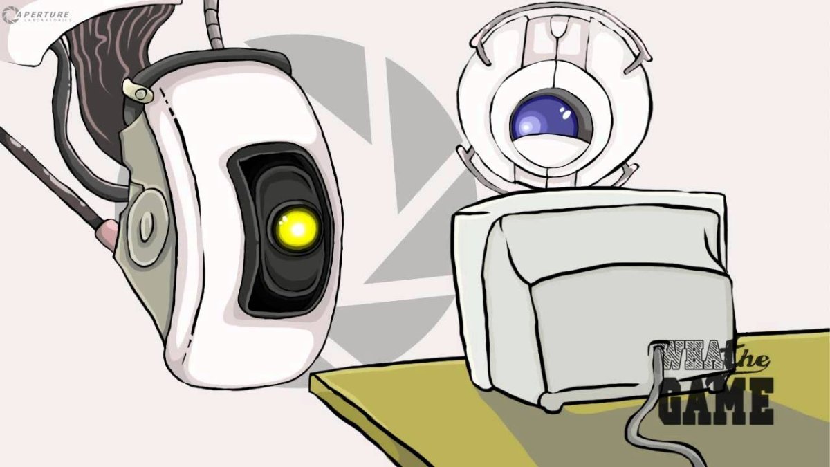 Раскраска Portal 2 турель